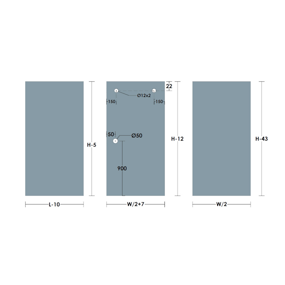 Préparation du verre cabine de douche STORY 2