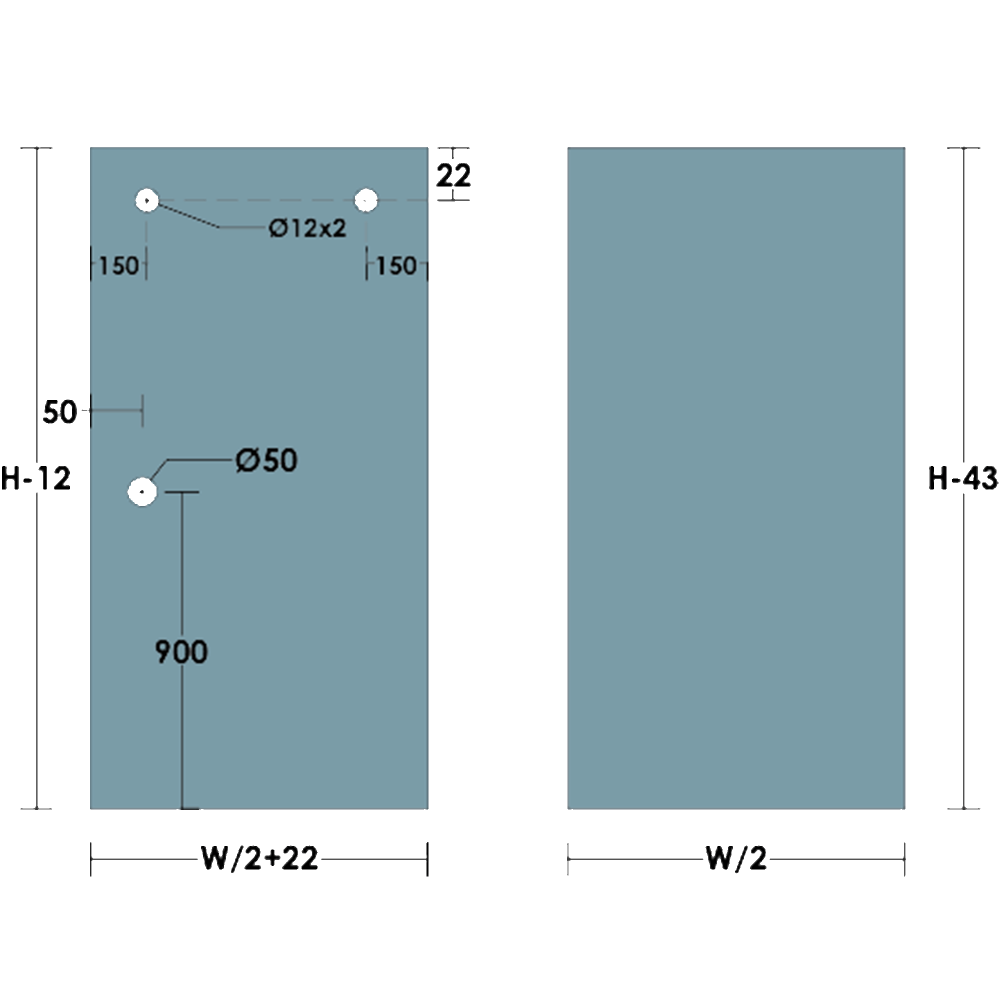Préparation du verre paroi de douche STORY 1