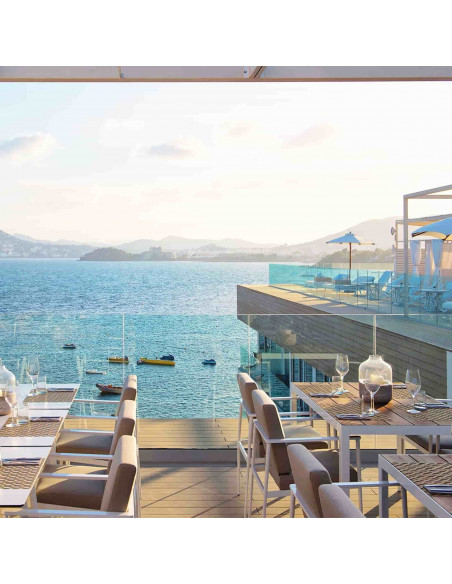 Garde-corps verre bombé GLASSFIT 1401