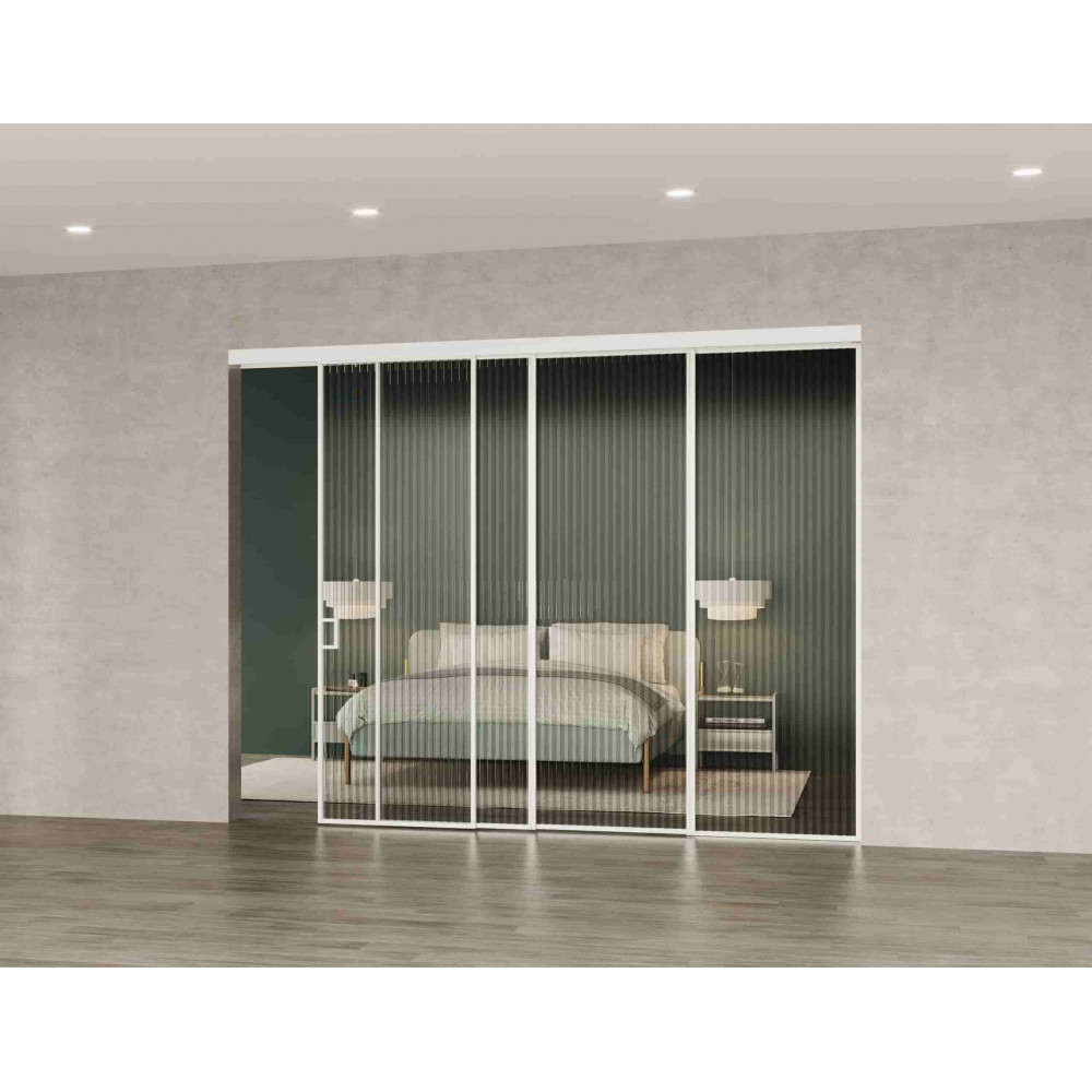 Porte en verre coulissante EVIA V2007