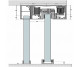 Profilé - Porte en verre coulissante MILOS 3