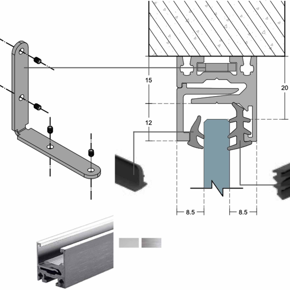 Cloison de bureau ALONISSOS A8