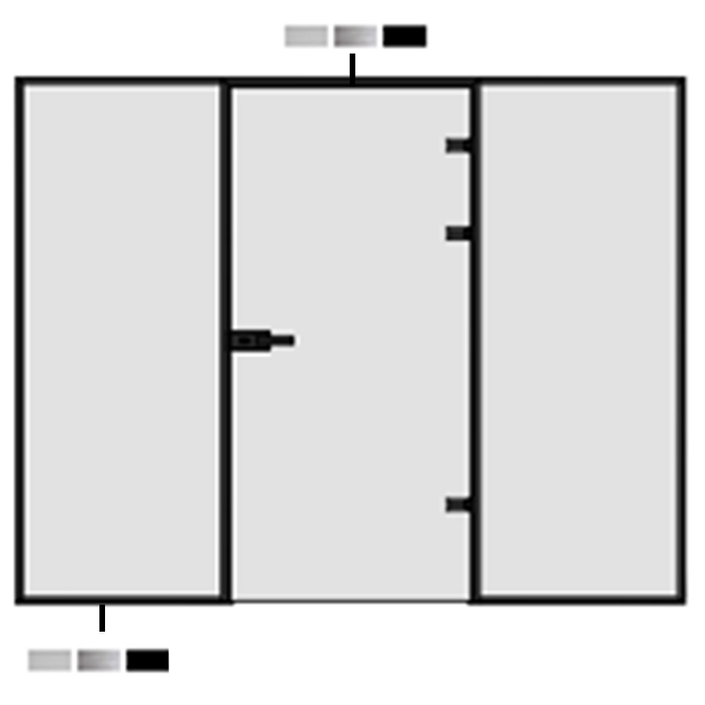 Configuration 3 Cloison de bureau ALONISSOS A9