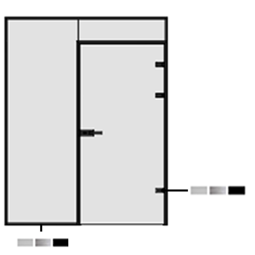 Configuration 5 Cloison de bureau ALONISSOS A9