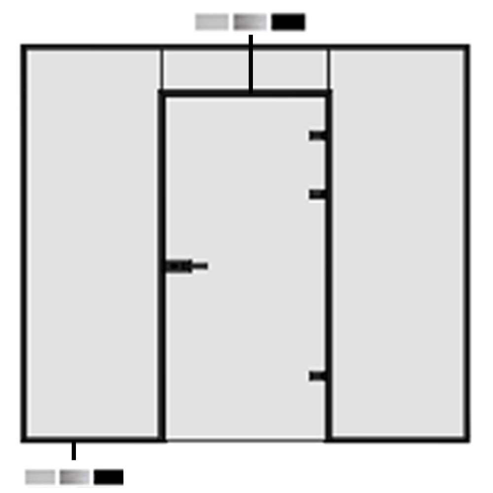 Configuration 6 Cloison de bureau ALONISSOS A9