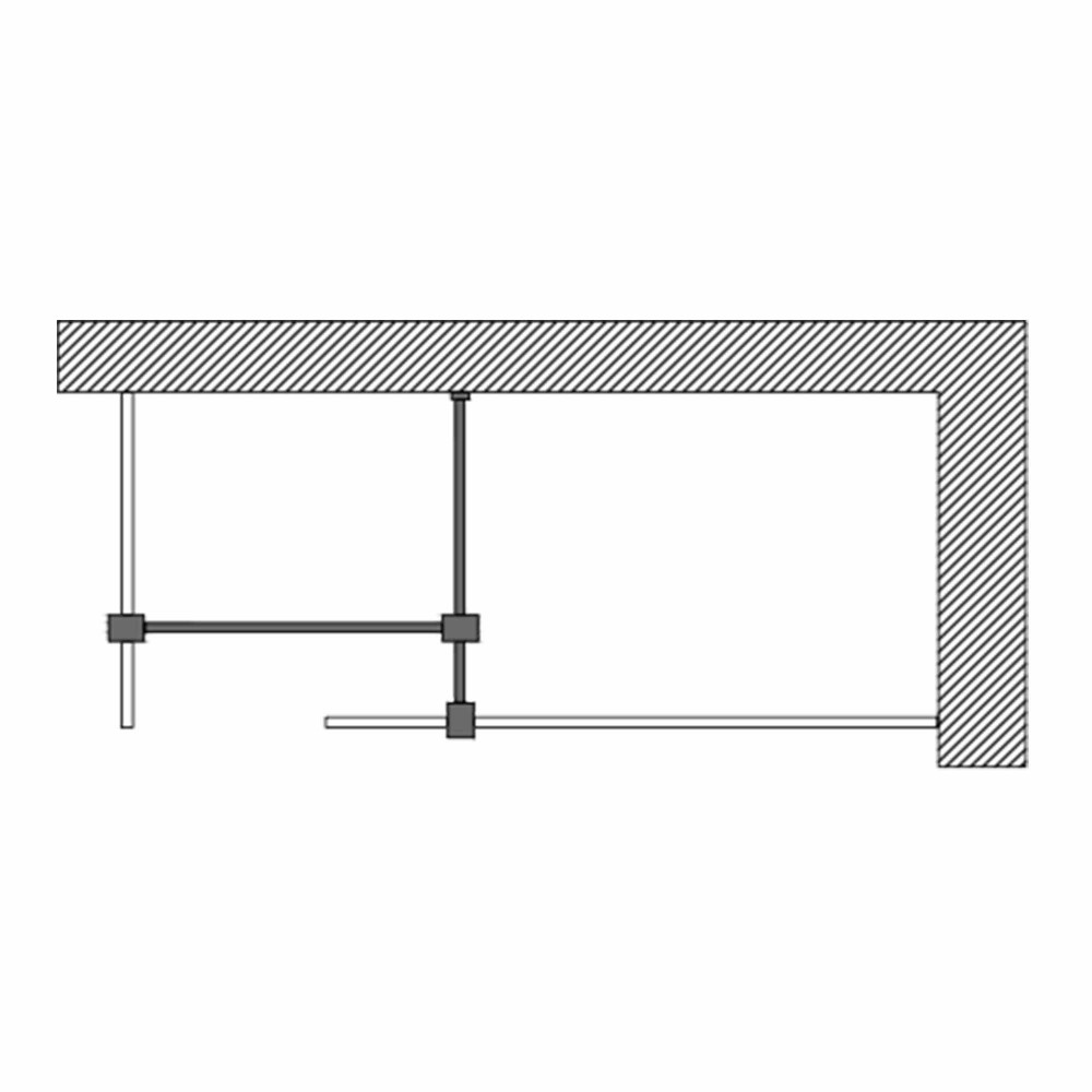 Schéma - Paroi de douche EXTATY 3