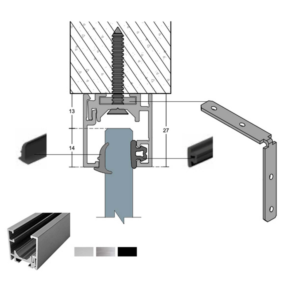 Cloison de bureau ALONISSOS A11 schéma